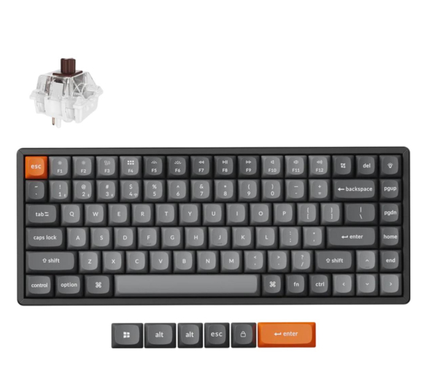 Keychron K2 Max J3 Keychron Super Brown HS RGB Win/MacOS - 1272483 - zdjęcie
